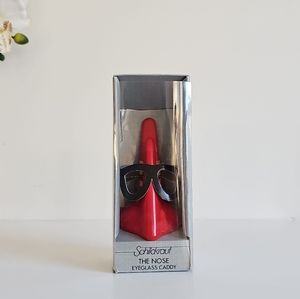 1987 Schildkraut The Nose Eyeglass Caddy E&B Giftware Car Bedroom Bathroom Desk